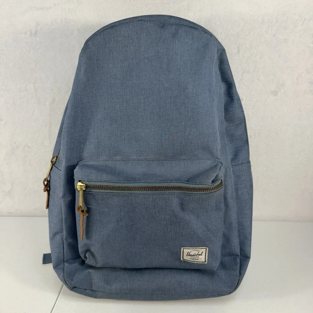 Herschel Supply Co. Settlement Backpack Blue Eclipse Crosshatch Bag Travel
